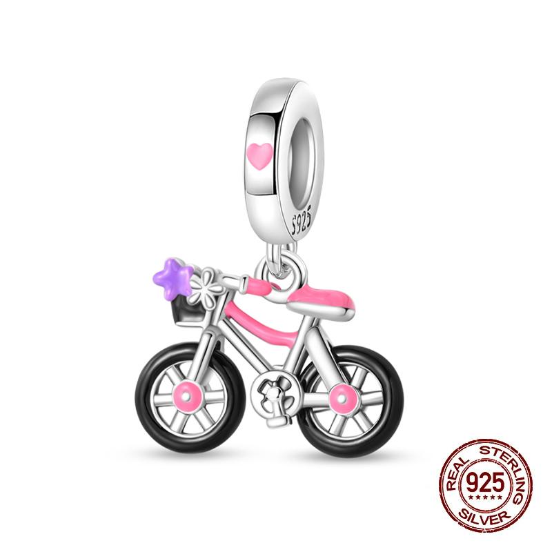 New Copper Basketball Football Yoga Sports Series Charms Beads Fit Pandach Original Bracelets Diy Jewelry Birthday Gift