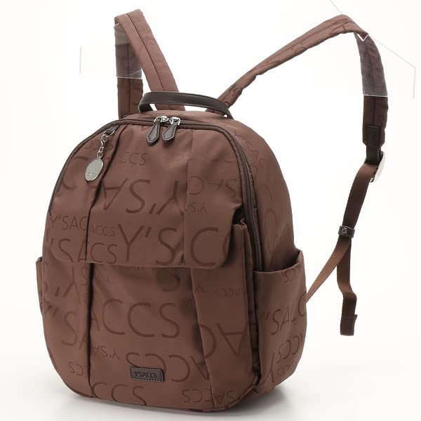 Backpack Logo Jacquard Backpack for Women Y710385 Brown [Isaac] (20)
