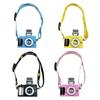 Lightweight Smiling Camera Keychain Flashlight Resin Ornament Compact Design For Travel Home Decors Gift