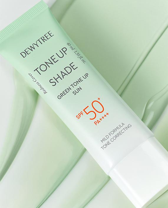 Dewytree Tone-Up Shade Zielony Tonujący Krem z Filtrem SPF50+ PA++++ 40ml