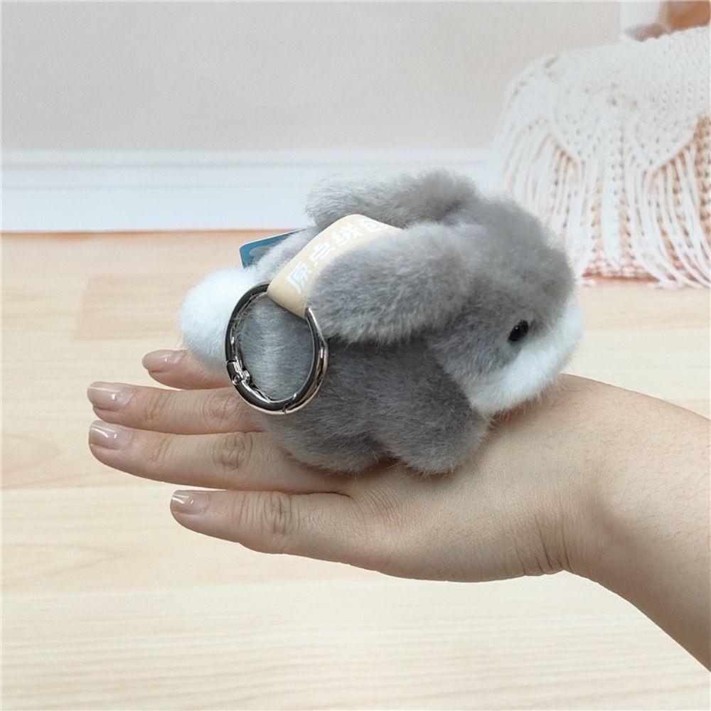 Fluffy Rabbit Plush Pendants Soft Plush Rabbit Doll Pendant  Hanging Ornaments