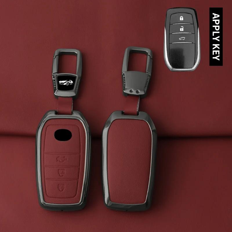 Zinc Alloy Car Remote Key Case Cover for S1 Crown Handa Corolla Prado Camry Thunder Land Cruiser RAV4 Car Key Shell Keyless JH0