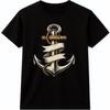 Anchor T Shirt Nautical Sailor Rope Marine Vintage Ocean Sea Graphic Tee