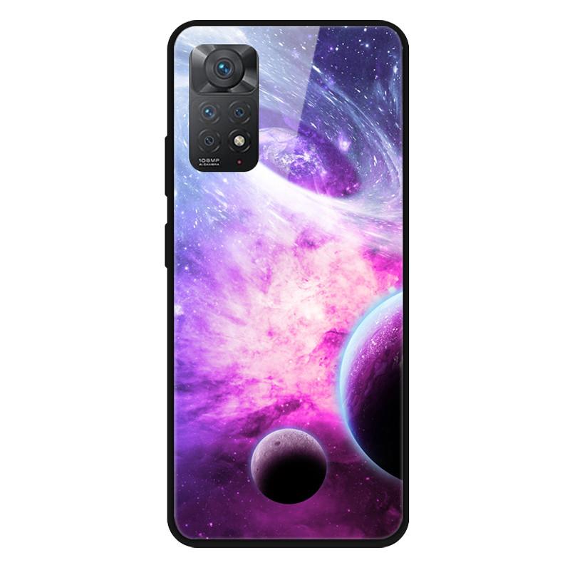 Fashion Glass Cover For Xiaomi Redmi Note 10 / Note 11 / Note 12 Case Tempered Glass Covers for Xiaomi Redmi Note 12 4G Case