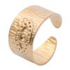 6pcs/lot Gold Plated Stainless Steel Base Rings Settings DIY Blank Knuckle Rings for Women Jewelry Charms Never Fade Wholesale