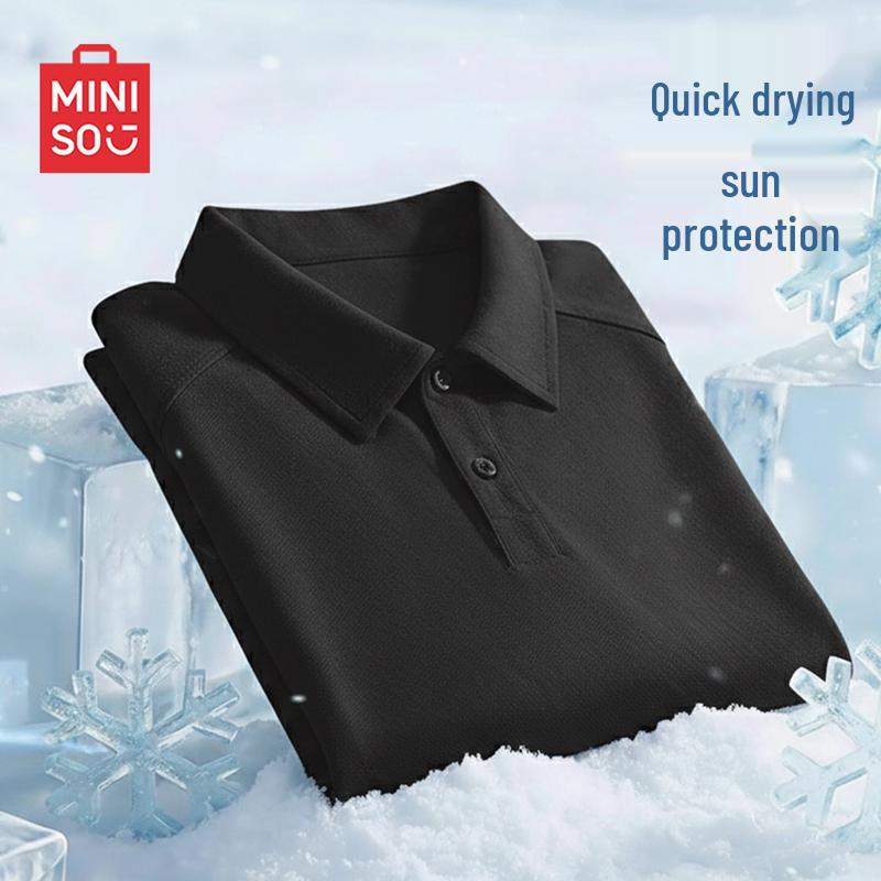 

MINISO Men s Sun-Proof Quick-Dry Polo Shirt 2XL