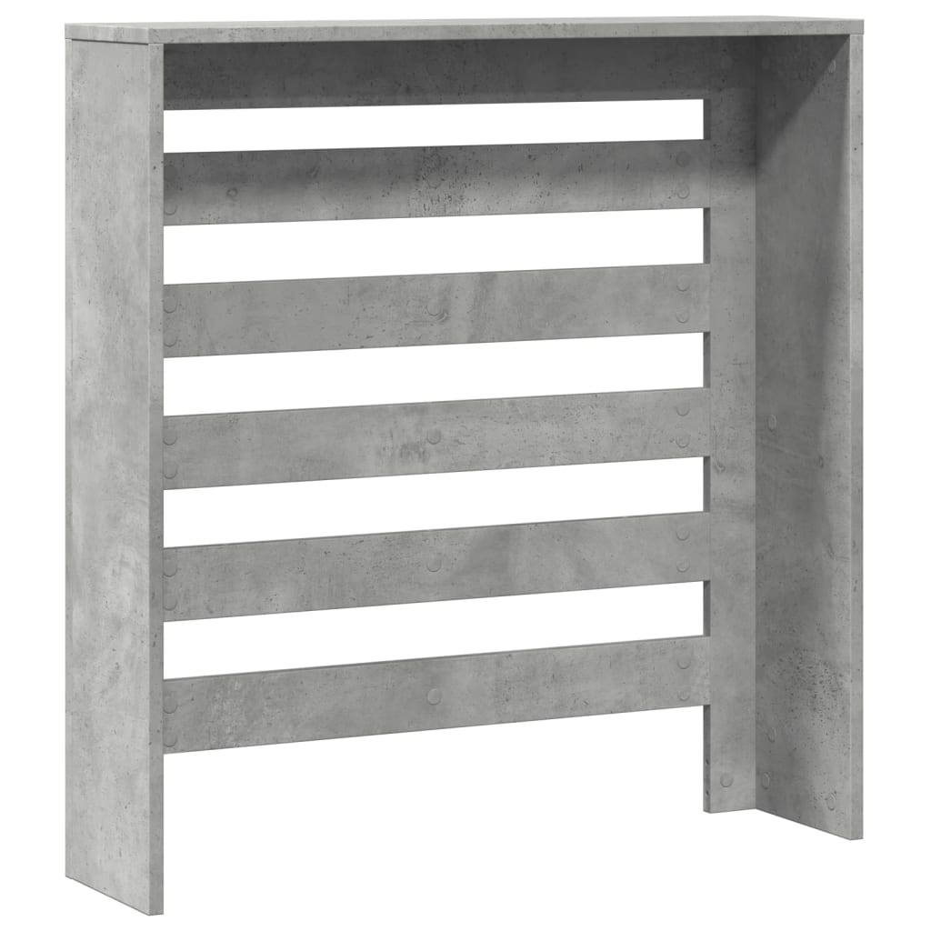 Vidaxl Copertura Per Radiatore, Grigio Cemento, 78X20X82 Cm