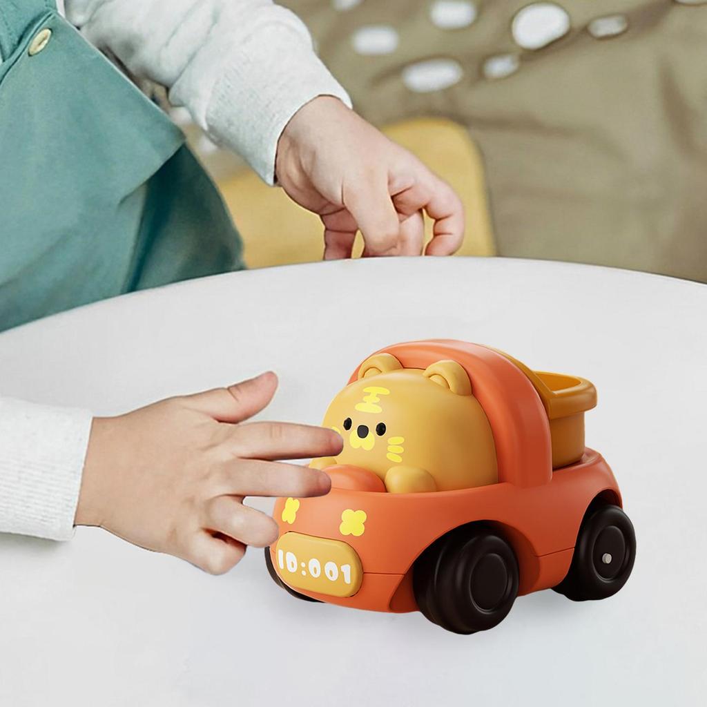 Inertial Engineering Car Animal Car Toy Brain Development Toys Training Toys Early Educate Cute Shape Play Vehicles Toy Girls