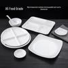 Maidekai A5 Food-Grade Melamine 4-Compartment Serving Tray