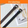 Trendy Black Pu Belt With Various Buckle Designs Perfect For Any Attire