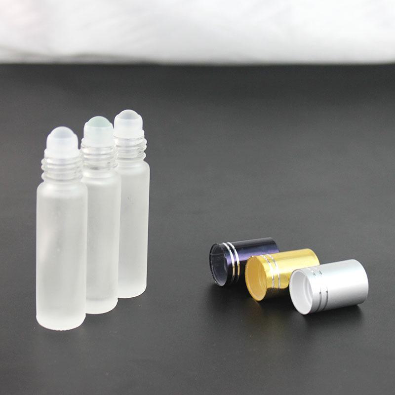 Matowe szklane buteleczki roll-on 10 ml na perfumy i olejki eteryczne