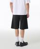 MUSINSA STANDARD [Cooltandard] One-Pleat Bermuda Sweatpants [Black]