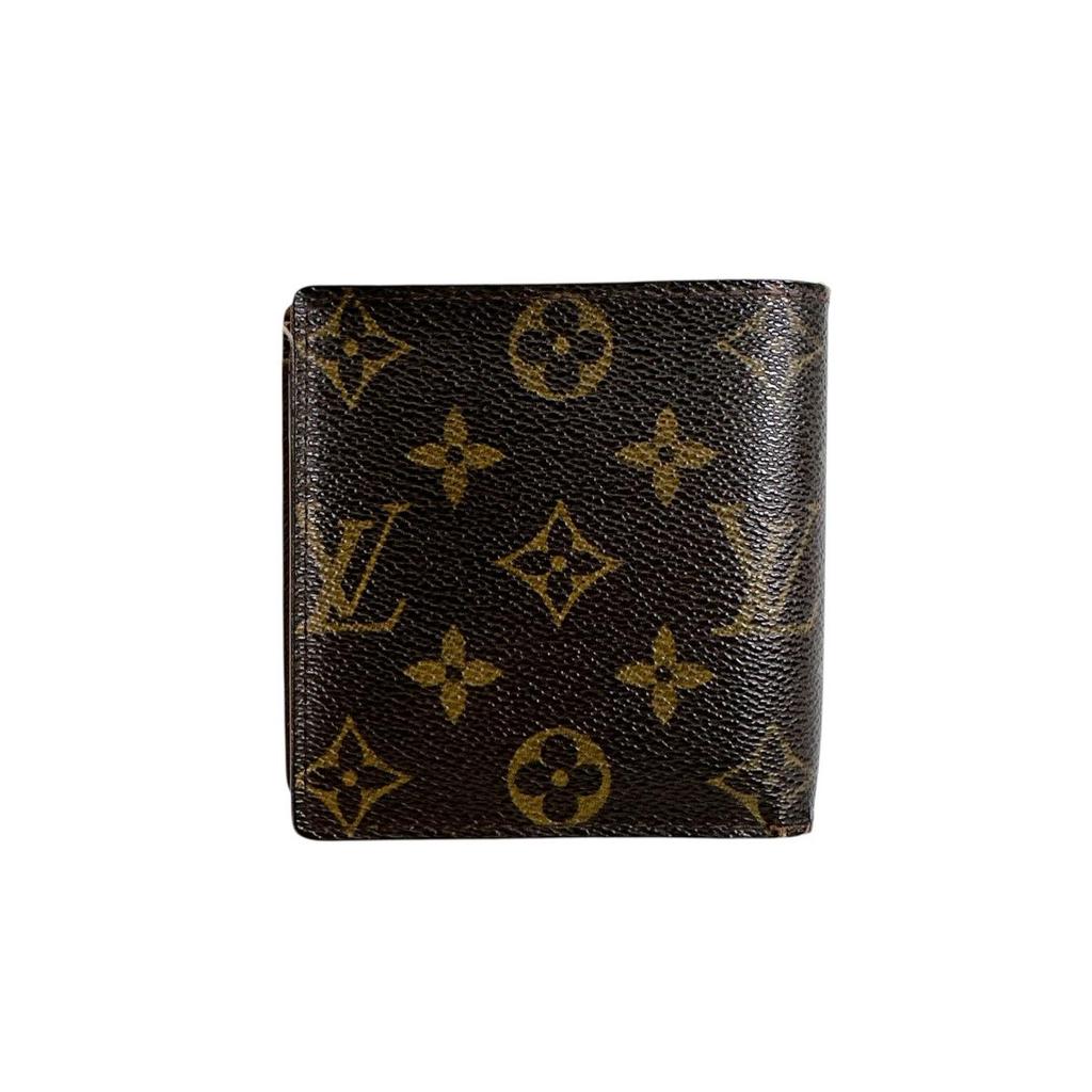 Louis Vuitton Cartes Crdit Monet Wallet Monogram Canvas Brown Unisex M61665 Used