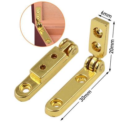 Wooden Box Hinge Antique Hinge 90 Degree L-shaped Support Spring Hinges Jewelry Box Hinge Cabinet & Furniture Latches