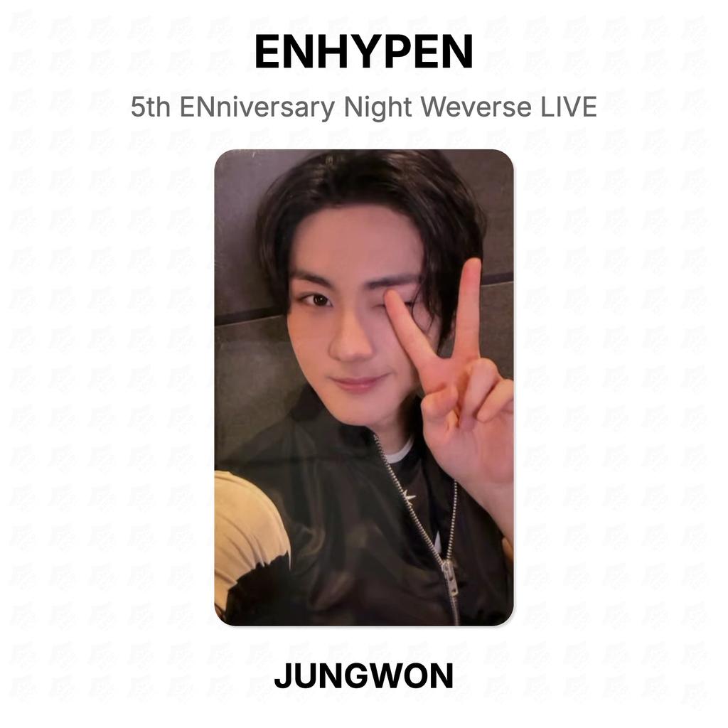 ENHYPEN 5th ENniversary Night Weverse LIVE Official Photocard