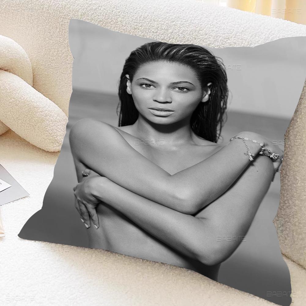 Retro B-Beyonce Singer Cushion Cover Decorative Pillow Sofa Home Decor Case Pillow Cases