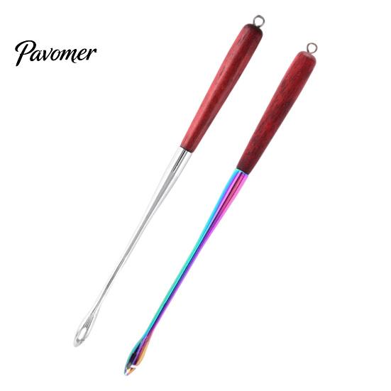Fishing Gear Tool Stainless Steel Hook Remover Tool, 9 Inch Disgorger with Fish Detacher for Deep Throat Wooden Handle, Heavy-duty Quick Retractor