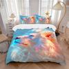 3pcs Lion Art Duvet Cover Set, Soft Comfortable Duvet Cover,Guest Room (1*Duvet Cover + 2*Pillowcase, Without Core) Yy251104157
