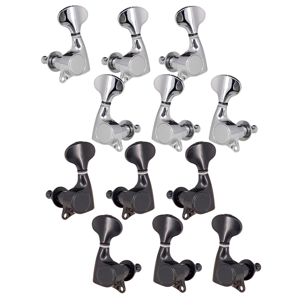 6 Pieces Sealed-gear Acoustic Guitar Instruments Tuning Pegs
