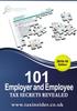 Kniha 101 Employer And Employee Tax Secrets Revealed 2015/16