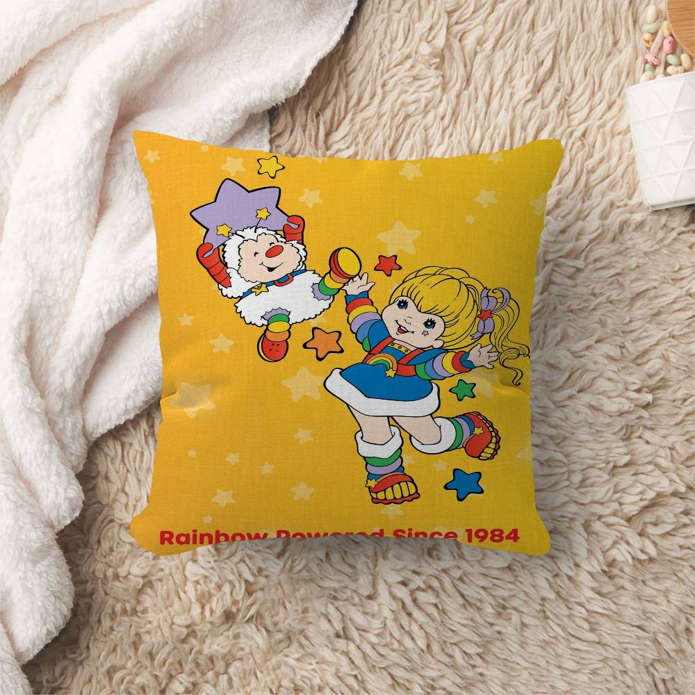 RRainbow BBrite Cartoon Pillowcase toon Gift Cushion Cover Bedroom Home Sofa Chair Seat Decor pillow case