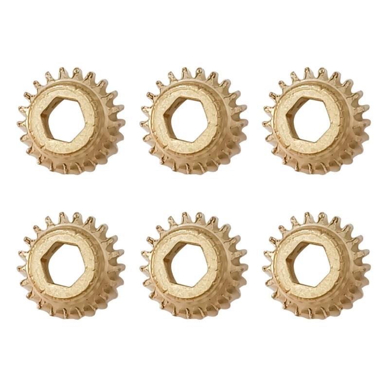 Classical Guitar Tuning Gear Set 6PCS Shafts Iron Texture Replacement Gears Perfect for String Adjustment Stability