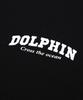 DOLPHIN WAVE APPAREL [3-Pack] Dolphin Arch Logo T-Shirt White & White & Black