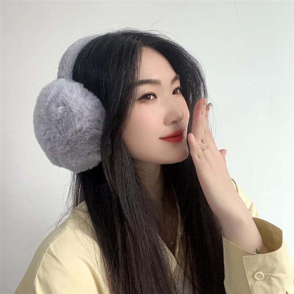 Macaron Winter Earmuffs (Gray)