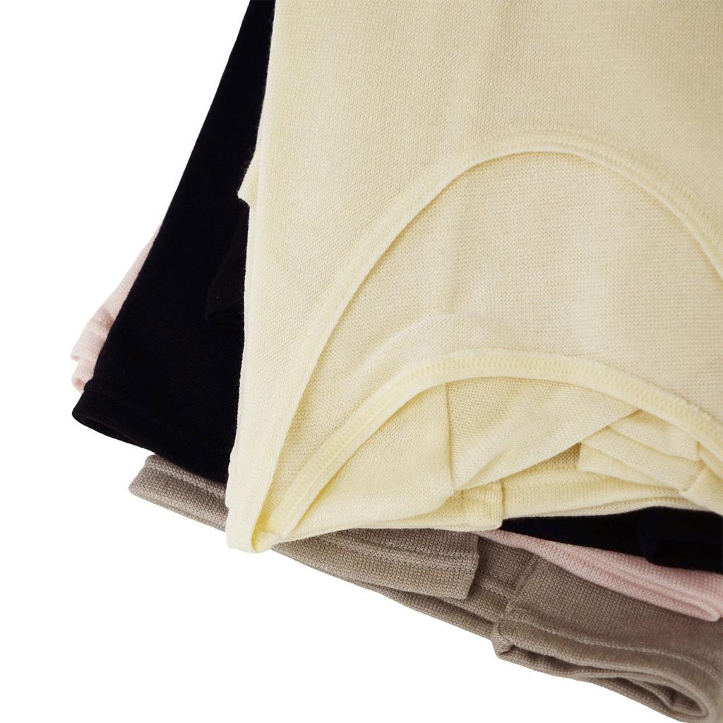 Mochimayu Chiffon Silk Cotton Long Sleeve Egyptian Silk Spun Cold Made in Long Sensitive Moisture Black & Shirt, LL, Black, Cotton, Silk, Cotton,