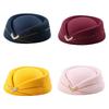 1Pc Women Universal Formal Uniform Caps Accessory Party Hats Costume Supplies Stewardess Hat Beret Hat Women Air Hostesses Hat