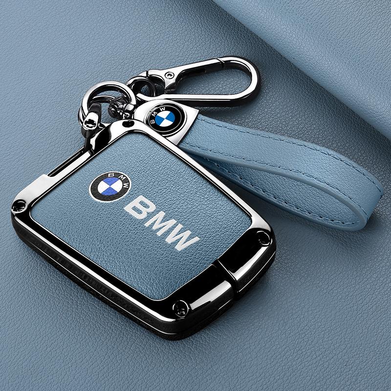 Zinc Alloy Car Remote Key Case Cover Holder Shell For BMW I3 I8 Series 2014 2015 2016 2017 2018 Protection Keychain Accessories