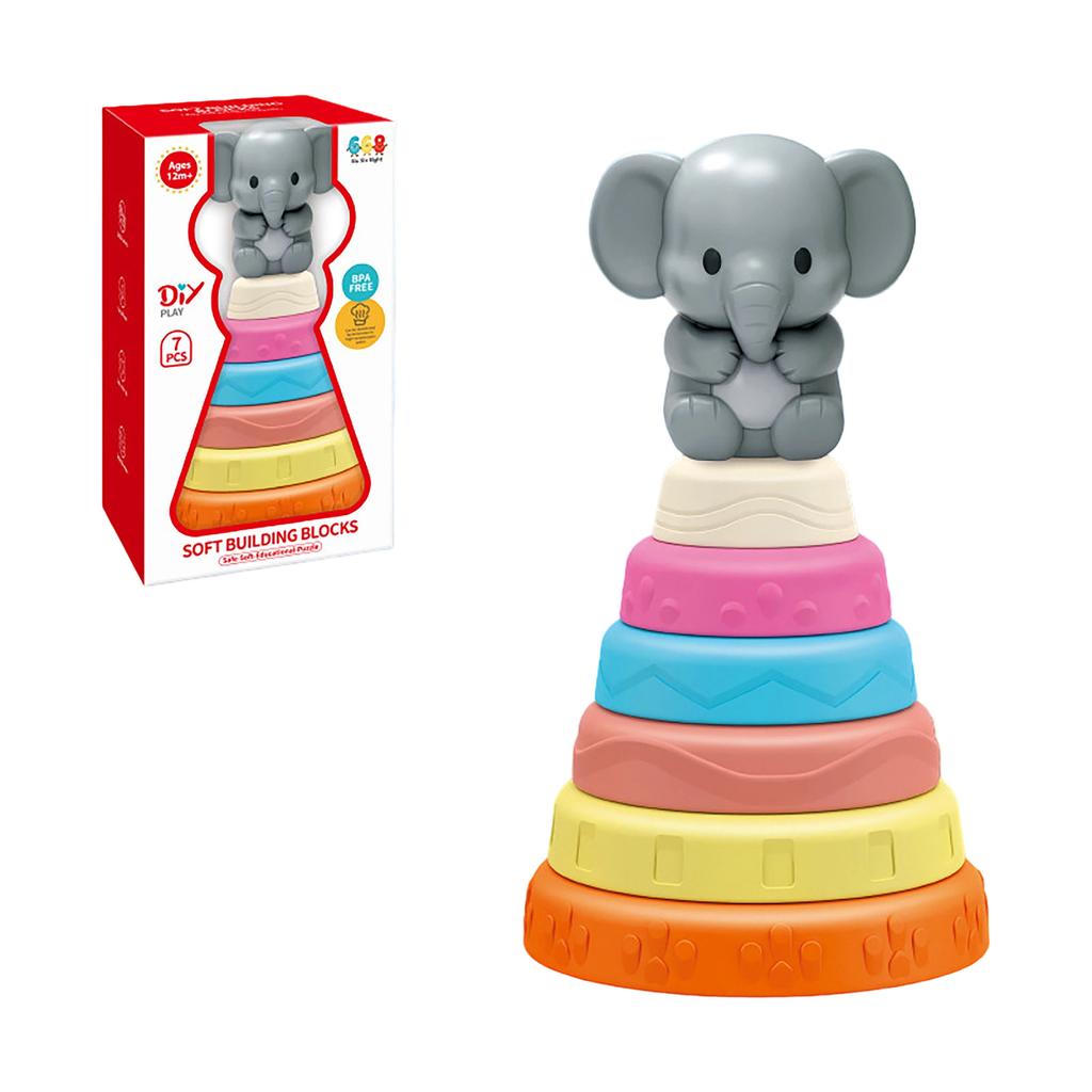 Kids Cartoon Animal Stacking Game , Fun Balancing & Skill,Building Toy With Cute Animal Figures
