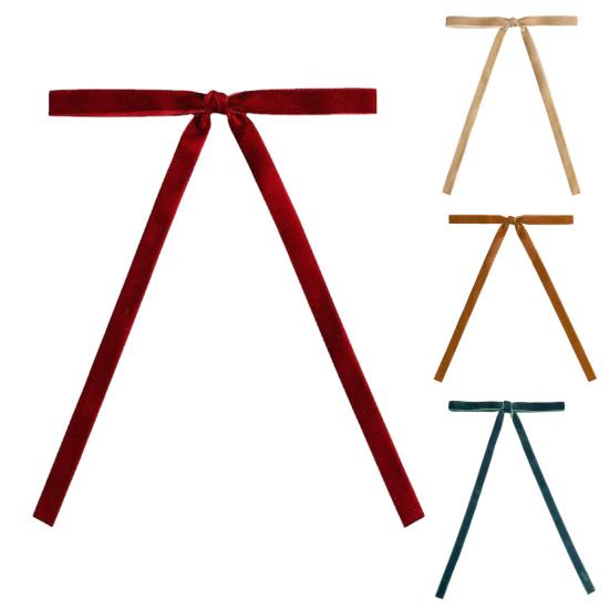 24 Pcs Samt Weihnachten Schleifen Rustikalen Samt Band Bögen Weihnachten Kranz Geschenk