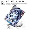 For iPad (2025)/10.9 (2022) Case Pattern Printing Tablet Cover Shockproof Leather Card Holder Stand Case
