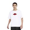 Jordan T Shirts Men's Crew Neck Moderate Straight Fit AT8903-100