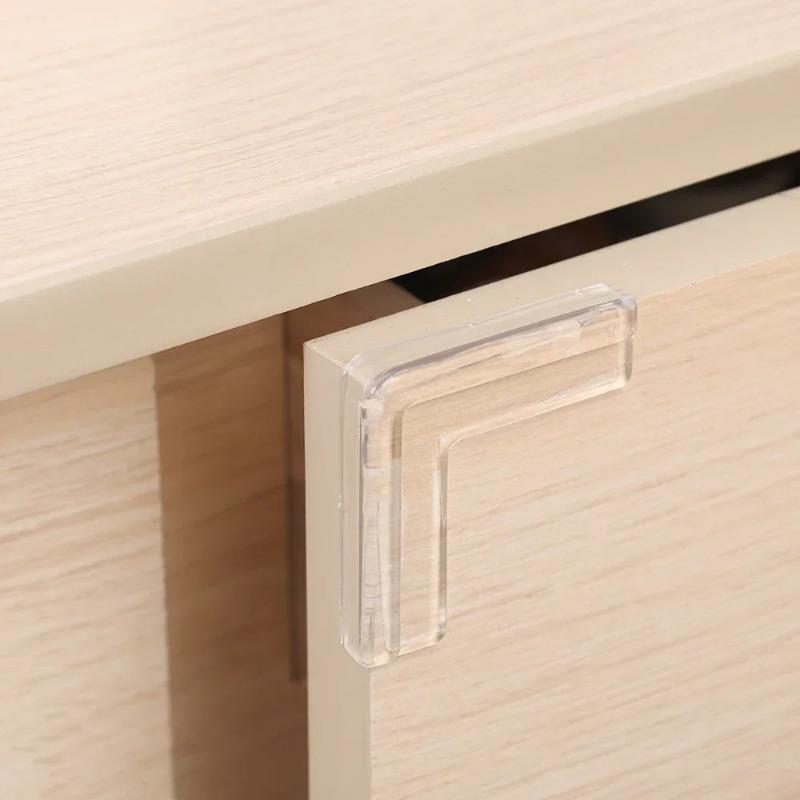 20PCS Transparent Anti Collision Angle PVC Pad Child Safety Corner Guard Baby Collision Proof Protector Table Corner