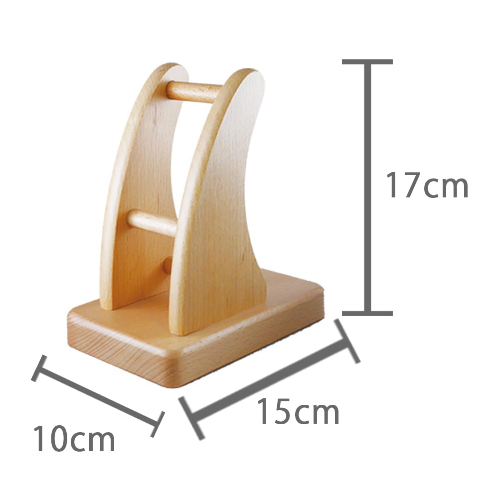 Alphax Wooden Shoehorn Stand, Natural, AP-914013