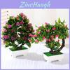 Artificial Lily Plant Indoor Decor With Plastic Material For Home Garden Display