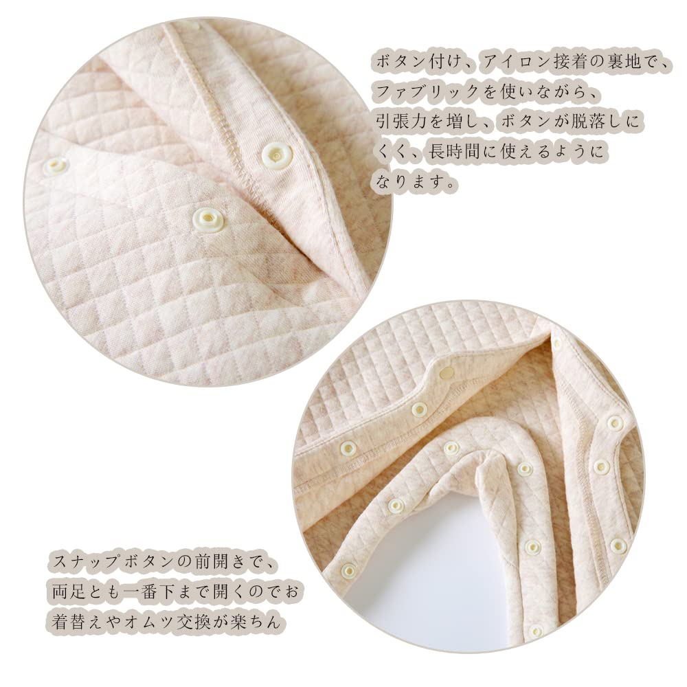 Reegoo Peter Baby Long Sleeve Coverall Newborn Baby Nordic Size Ages Months Boys' Romper, Cotton, Open-Front, Easy-to-Change Outfit, Clothes,