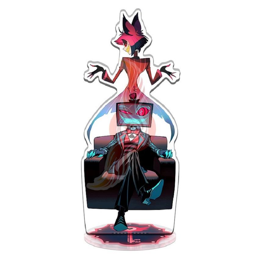 Nuovo Hazbin el 2 Charlie Morningstar Stand Figure Acriliche Vaggie Segnaletica da Tavolo Standing Modello Decorazione Collezione Regali
