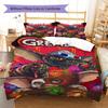 Gremlins Muster Bettwäsche, Steppbett Set Bettbezug Kissenbezug Zuhause Geburtstagsgeschenk (1 Bettbezug + 2 Kissenbezüge, ohne Füllung)
