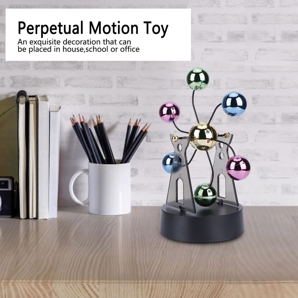 Buy Windmill Shape Electronic Perpetual Motion Desk Toy Home Office