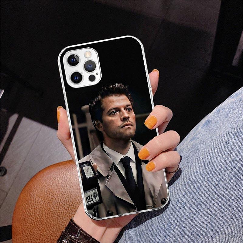 Angel Castiel Supernatural Phone Case For iPhone 17 Air 16 Pro Max 16E 15 + 14 Plus 11 12 13 Mini 7 8 SE Gift Print Cover Fundas