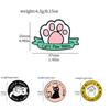 Claw Cat Adorable Style Alloy Pin Badge With Cute Design Animal