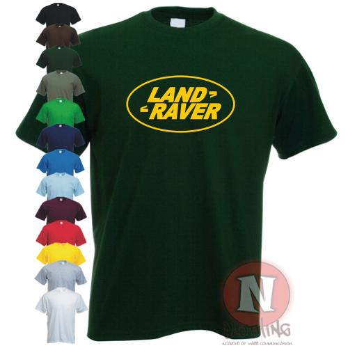 Land Raver T-shirt funny spoof dance club rave Dj festival off road 4wd
