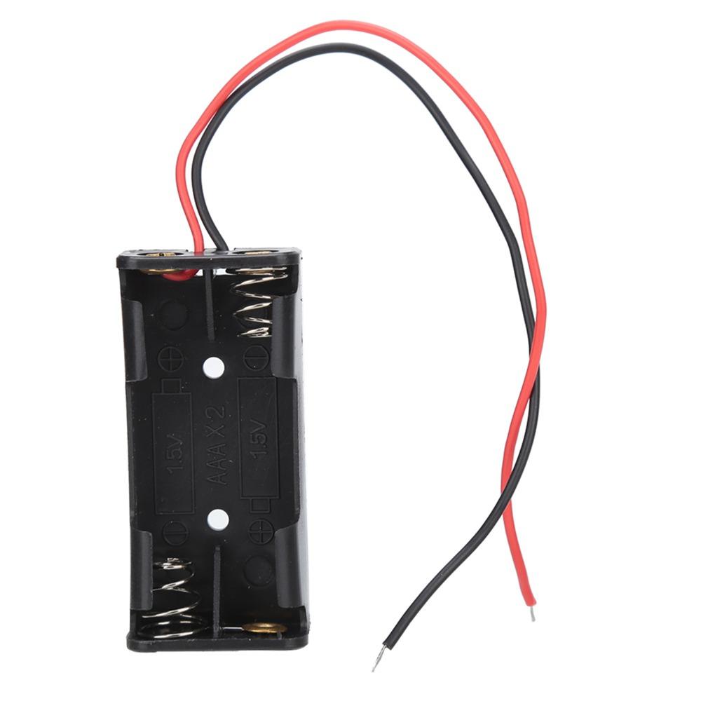 10Pcs 2x 1.5V AAA Battery,Holder 2x AAA Battery Case Battery Box  Remote Control