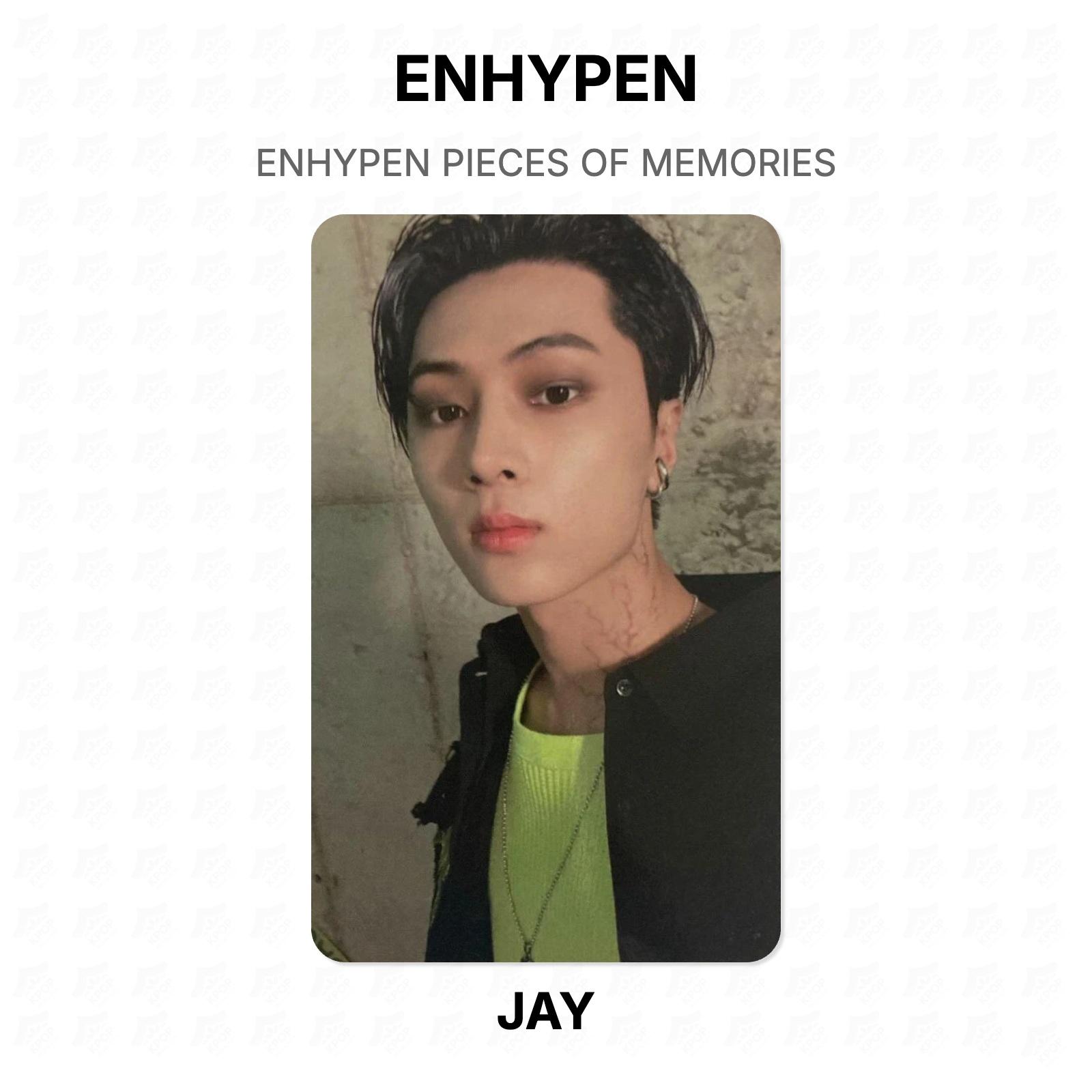 ENHYPEN ОФИЦИАЛЬНАЯ ФОТОКАРТОЧКА PIECES OF MEMORIES JAY
