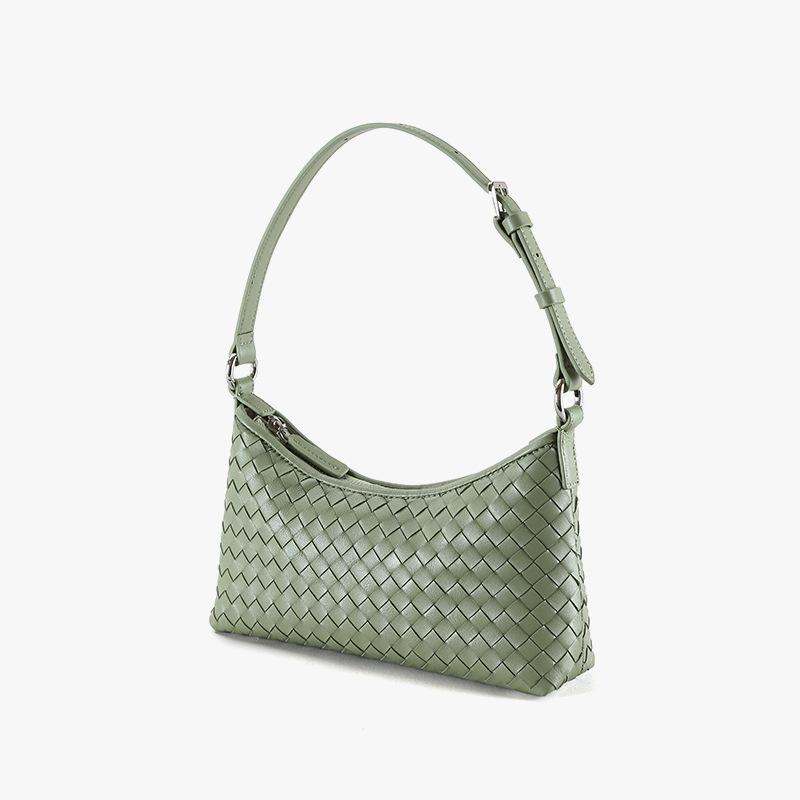 Retro handmade sheepskin woven bag women's bag winter high-end trend leather women's bag Guangzhou luggage