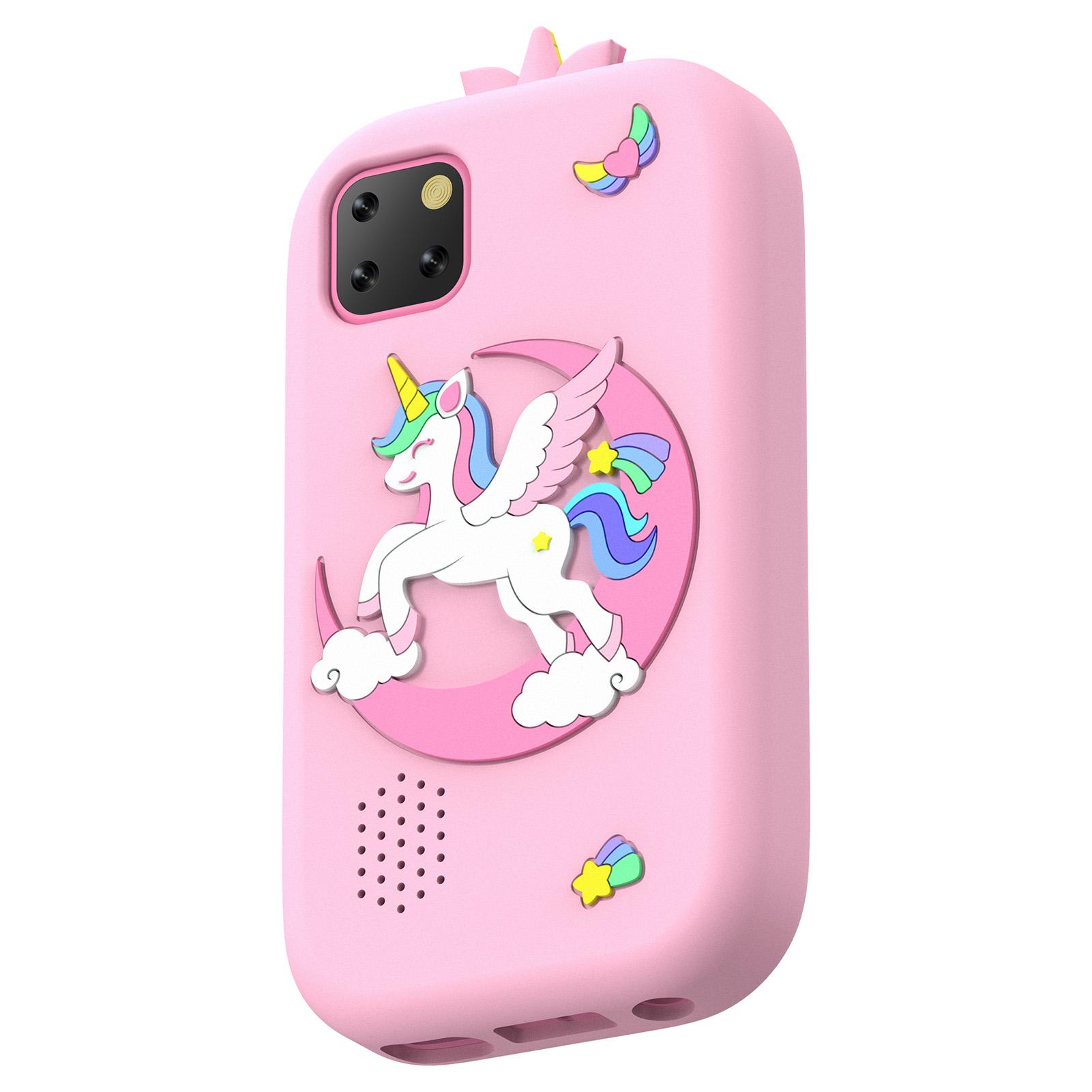 

Детский смартфон с сенсорным экраном 2,8 дюйма, играми, камерой, MP3-плеером, MP4-плеером, встроенной памятью 32 ГБ розовый