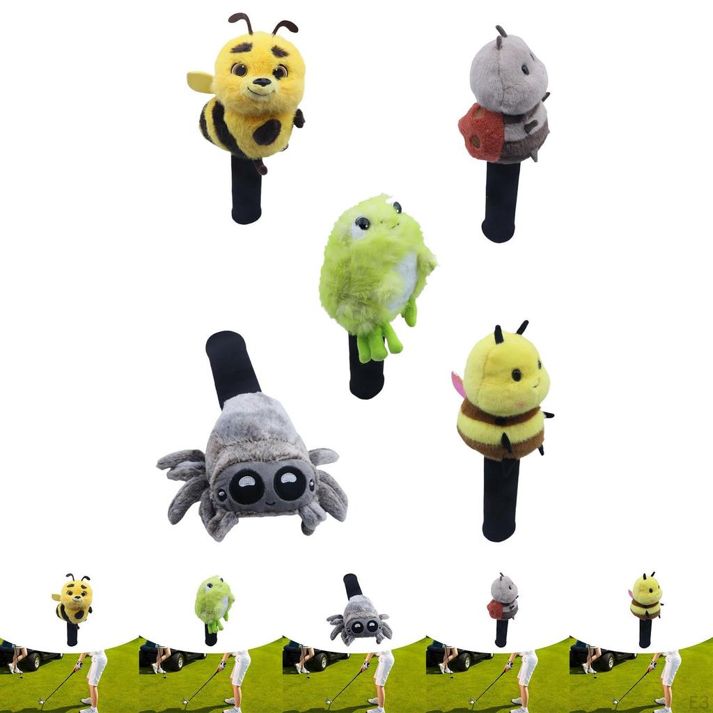 Copritesta da Golf Animale Creativo per Ibrido Originale Leggero Copertura Lavorata a Maglia Si Adatta allo Standard Regalo